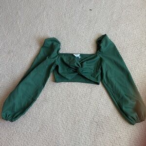 Emerald Princess Polly Crop Top